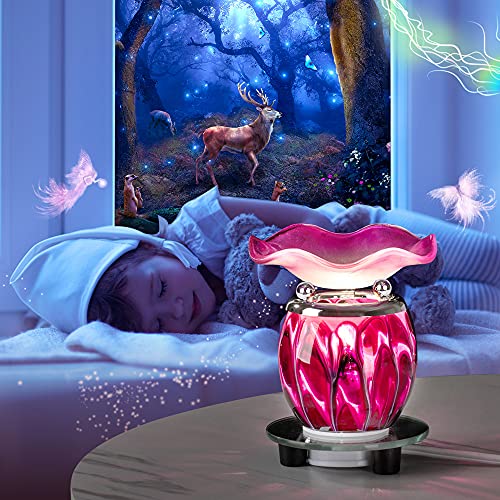 3 in 1 Electric Oil Warmer Scented Wax Warmer with with Auto Off Timer Candle Tar Melt Warmer Wax Melter Fragrance Oil Burner