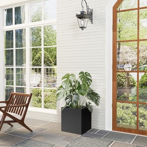 Metal Planter Box for Outdoor Plants 20" L x 20" W x 20" H
