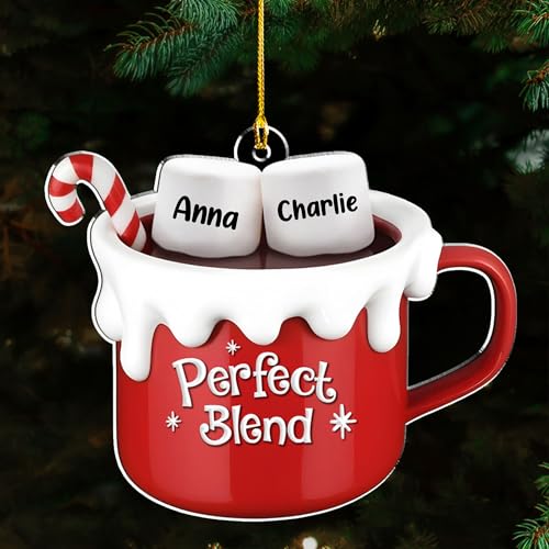 A Blend of Christmas Cheer Personalized Acrylic Ornament