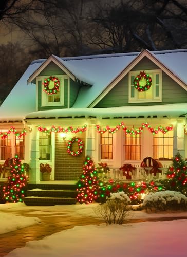 Solar Christmas Lights Outdoor Waterproof (80 Foot)