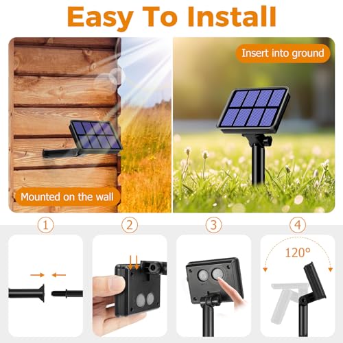 4 Pack Solar String Lights Outdoor (4 Count)