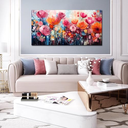 Flower Wall Art for Living Room