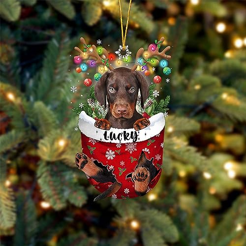 Dobermann Christmas Ornament