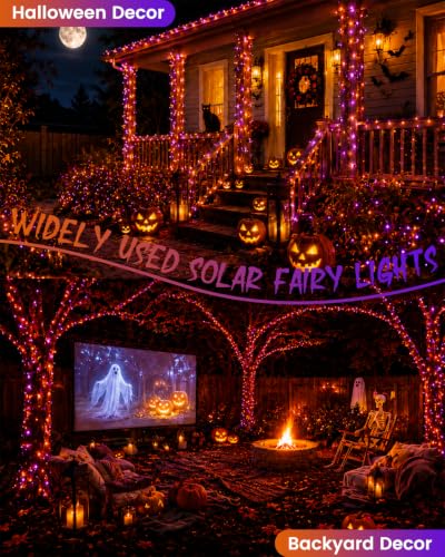 Solar Halloween String Lights Outdoor (2 Count)