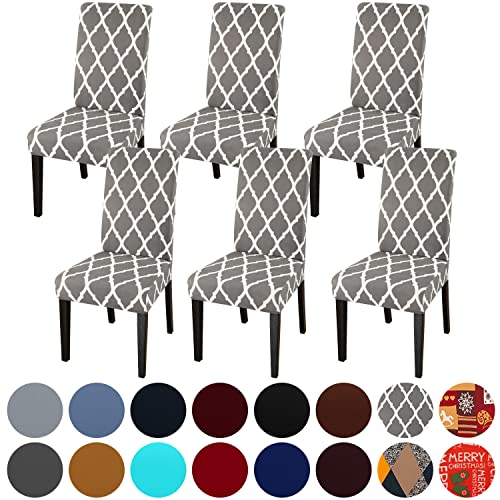 Chair Covers for Dining Room 6 Pack