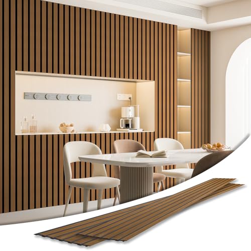 Six Grid Design Slim Slat Wall Panel (4 Count)
