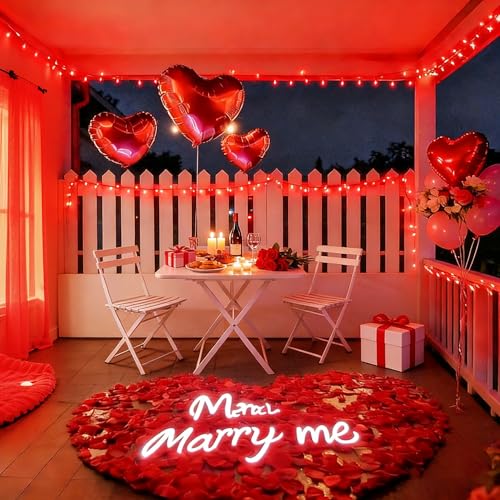 Valentine’s Day Red String Lights Indoor (1200 Count)