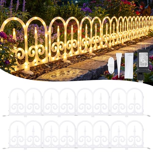 8 Pack Ornate Arch Fence Lights