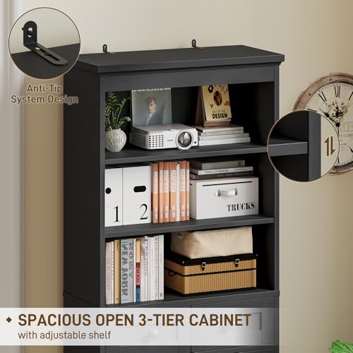 70" Tall Bathroom Storage Cabinet