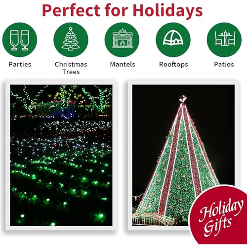 100 LED Green Halloween Mini String Lights (100 Count)