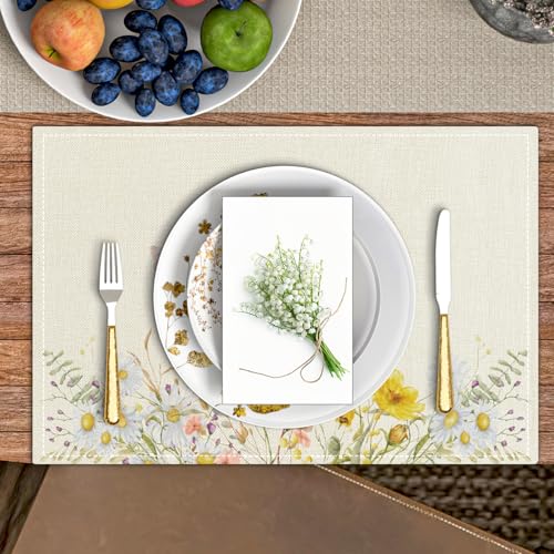 Wildflowers Placemats Set of 4 (4 Count)
