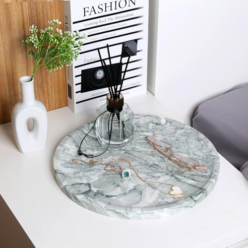Natural Round Marble Tray