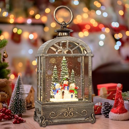 Christmas Snow Globe Lantern