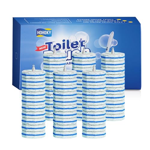 60pc Refills Disposable Toilet mats Brush Cleaning System (60 Count)