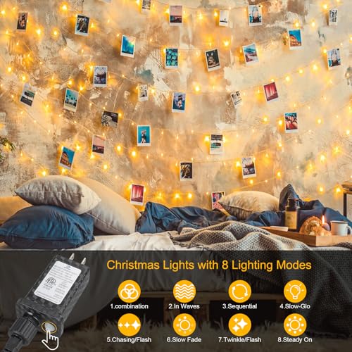 200FT 600LED Christmas Lights Plug in