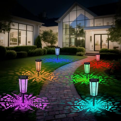 4 Pack Solar Pathway Landscape Lights (4 Count)