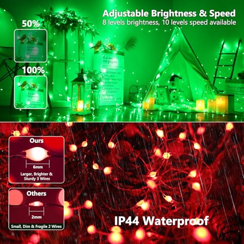 Color Changing Fairy String Lights 66ft 200 LED for Xmas Halloween (66 Foot)