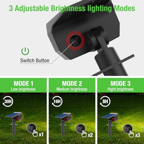 Solar Lights Outdoor Waterproof (6 Count)