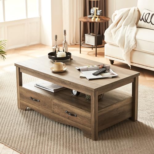 Farmhouse Coffee Table with Storage