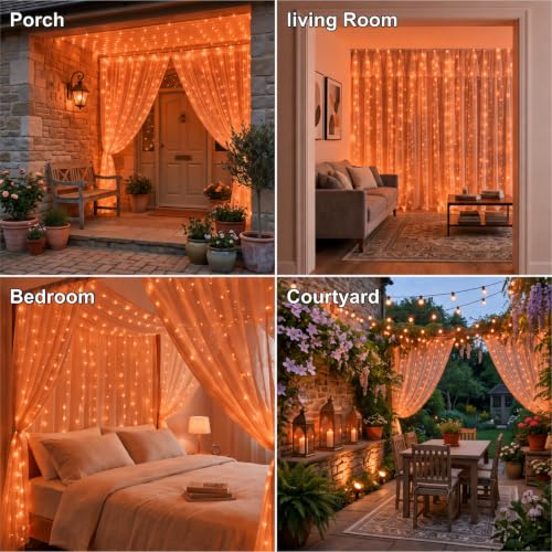 300LED Fairy Curtain Lights