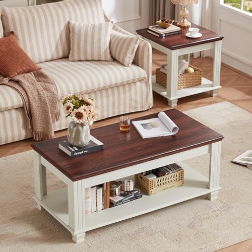 Farmhouse End Tables for Living Room