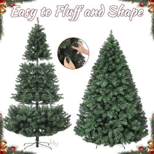 7.5ft Prelit Fraser Fir Wide Artificial Christmas Tree w
