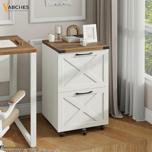 Farmhouse File Cabinet with 2 Drawers