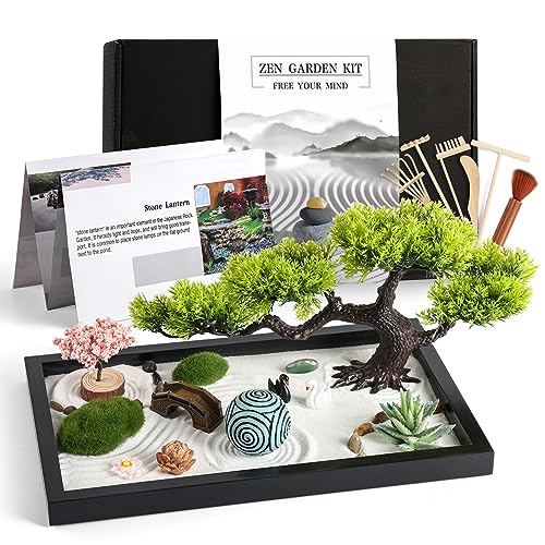Zen Garden Kit for Desk Decor