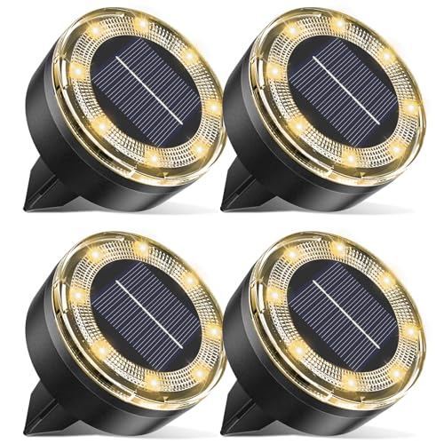 Mini Solar Ground Lights (4 Count)
