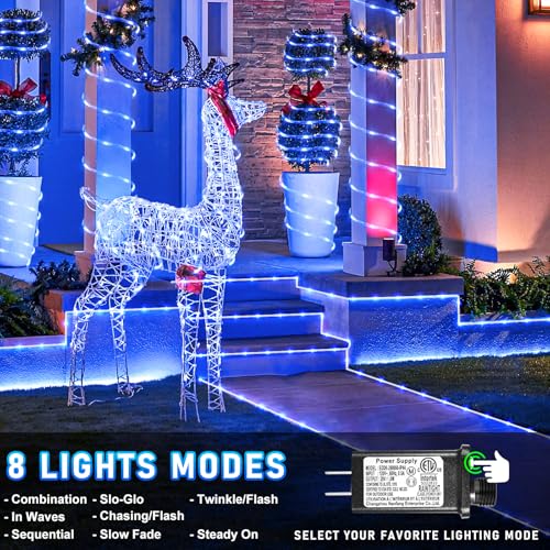 164FT 500 LED Rope Lights for Outside