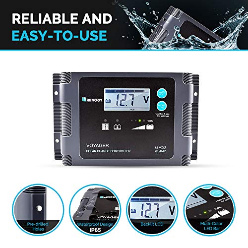 200W 12V Portable Solar Panels Suitcase with Waterproof 20A Charge Controller