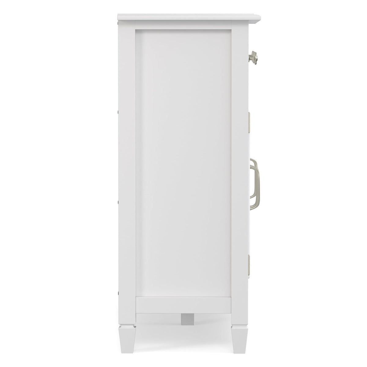 Connaught 51" Wide Solid Wood Storage Cabinet in White