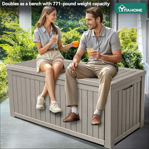 180 Gallon Large Deck Box w