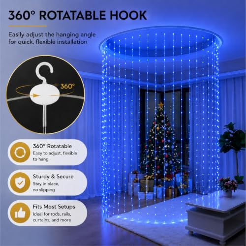 300LED Fairy Curtain Lights