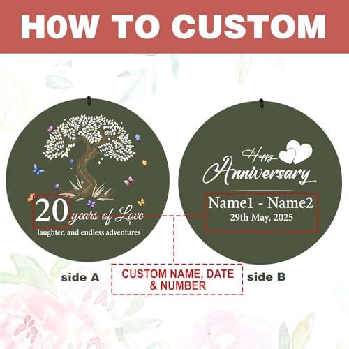 20th Wind Chimes for Couple