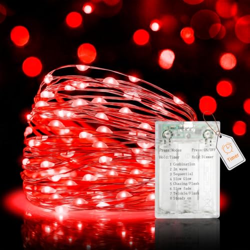 1 Pack Halloween Fairy Lights Battery Operated Timer