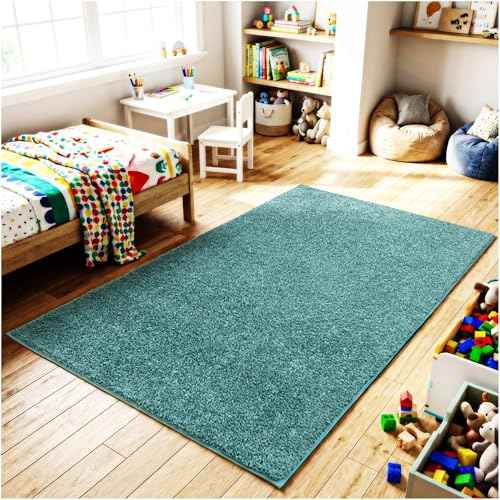 Soft & Colorful 9' x 9' Kids Classroom Area Rug