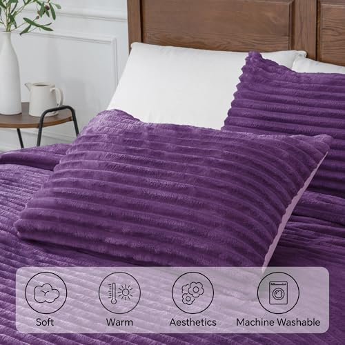 Fleece Full Comforter Set