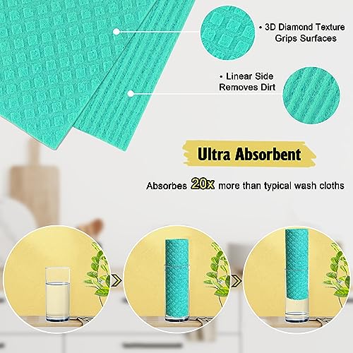Swedish Dishcloths for Kitchen (10 Count)