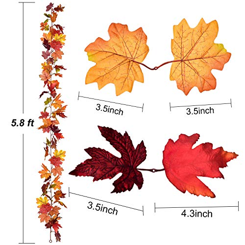 2 Pack Fall Garland Decoration (2 Count)