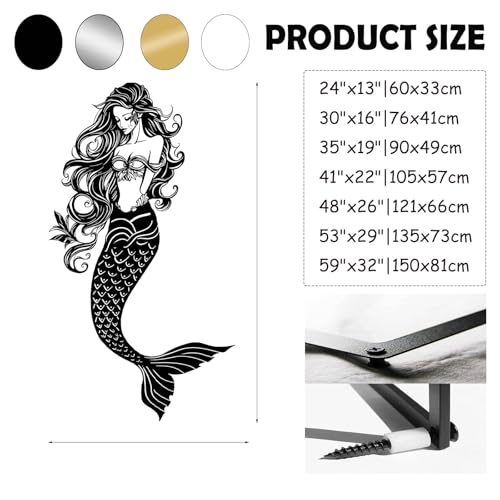 Mermaid Metal Wall Art