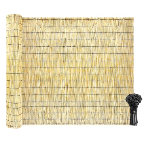 Natural Reed Fencing Rolls (42.84 Sq Ft)
