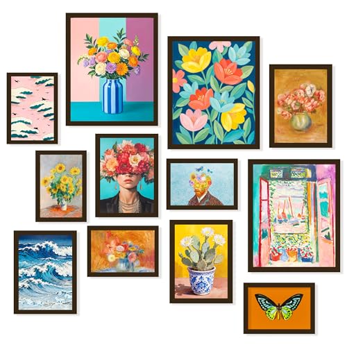 Colorful Eclectic Wall Art (12 Count)