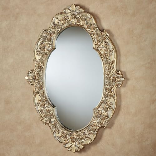 Victoria Rose Oval Vintage Wall Mirror