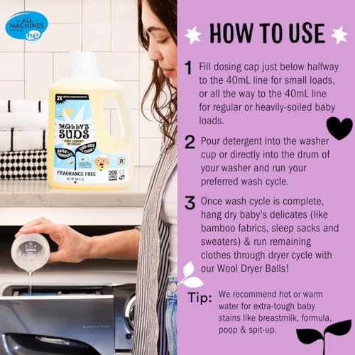 Baby Liquid Laundry Detergent (52 Fl Oz)
