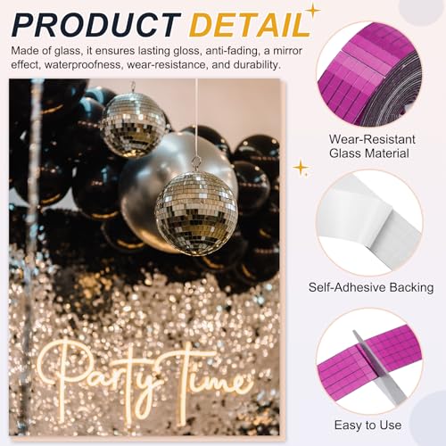5x5mm Self Adhesive Mirrors Mosaic Tiles (2500 unidad)