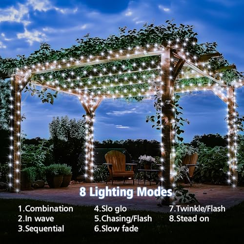 2 Pack Fairy String Lights Plug in 33Ft 100 LED (200 Count)