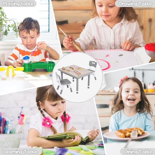 Toddler Table and Chair Set (3 Count)