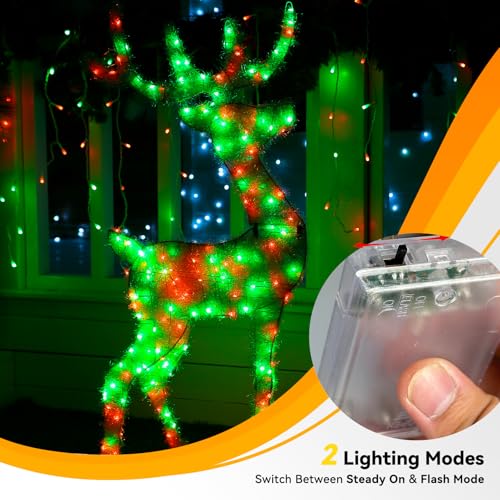 4 Pack Christmas Fairy Lights Battery Operated Each 20FT 60 LED