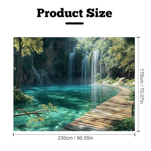 Nature Tapestry Forest Tree Sea Cave Wall Hanging